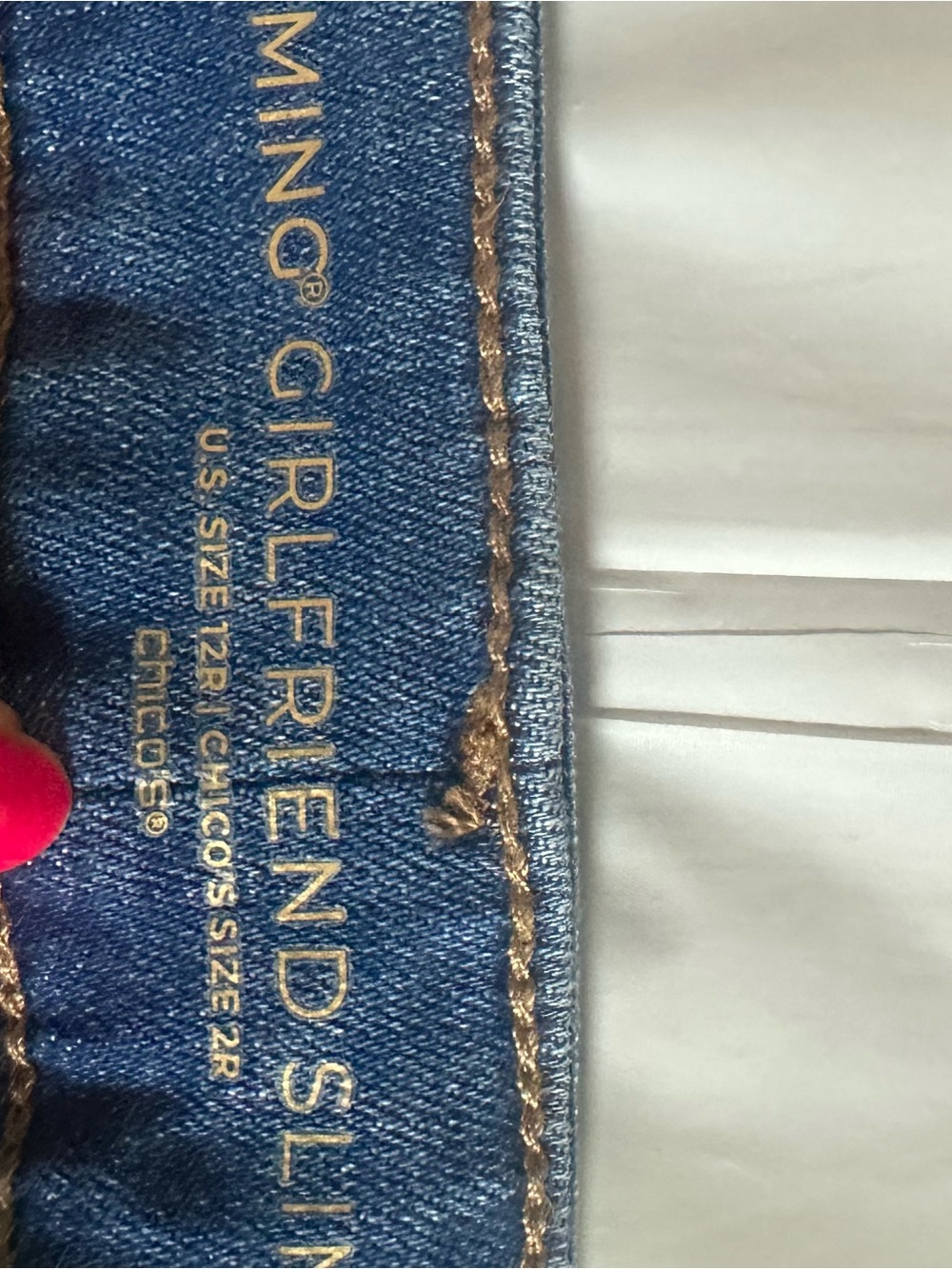 Chico's Denim 'Slim Girlfriend' Blue Jeans